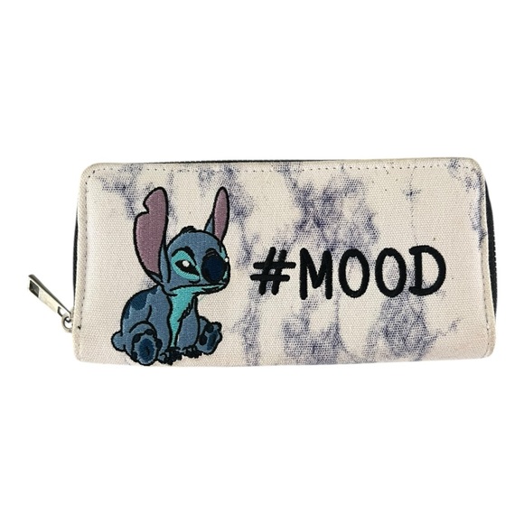 Disney Handbags - Lilo & Stitch Stitch #mood  Zip Wallet Embroidered Disney Feminine Movie